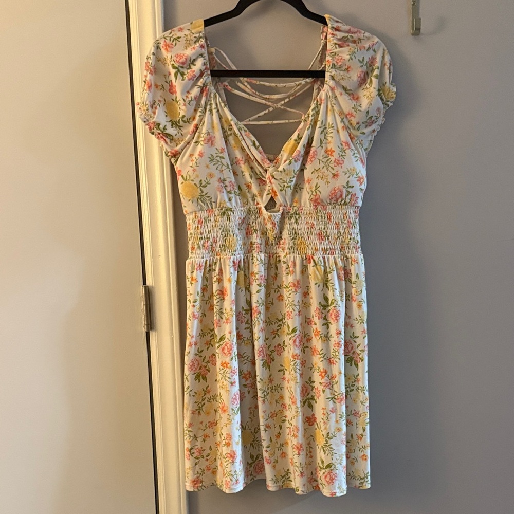 No Boundaries Multicolor Smocked Dress